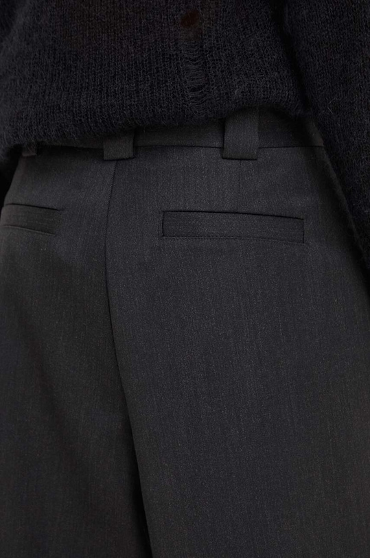 Won Hundred spodnie z domieszką wełny 2708.14221 czarny