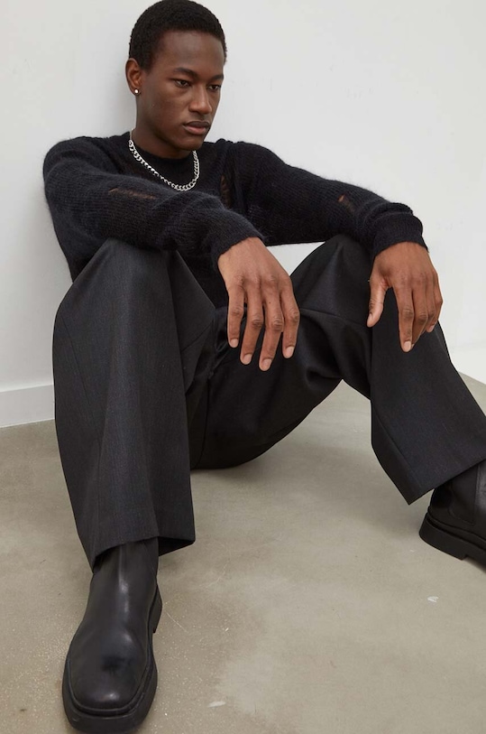 Won Hundred spodnie z domieszką wełny 2708.14221