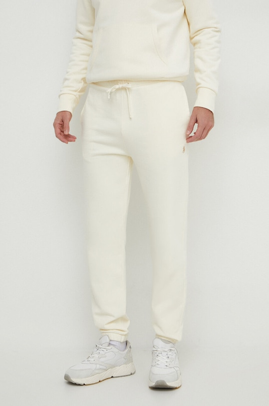 Βαμβακερό παντελόνι Polo Ralph Lauren βαμβάκι μπεζ 710916699