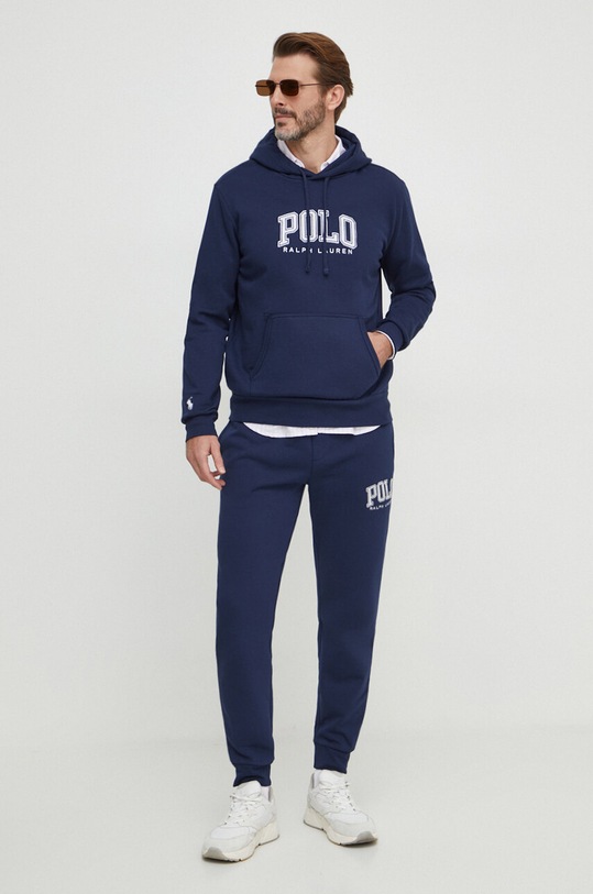 Παντελόνι φόρμας Polo Ralph Lauren 710934718 σκούρο μπλε SS24