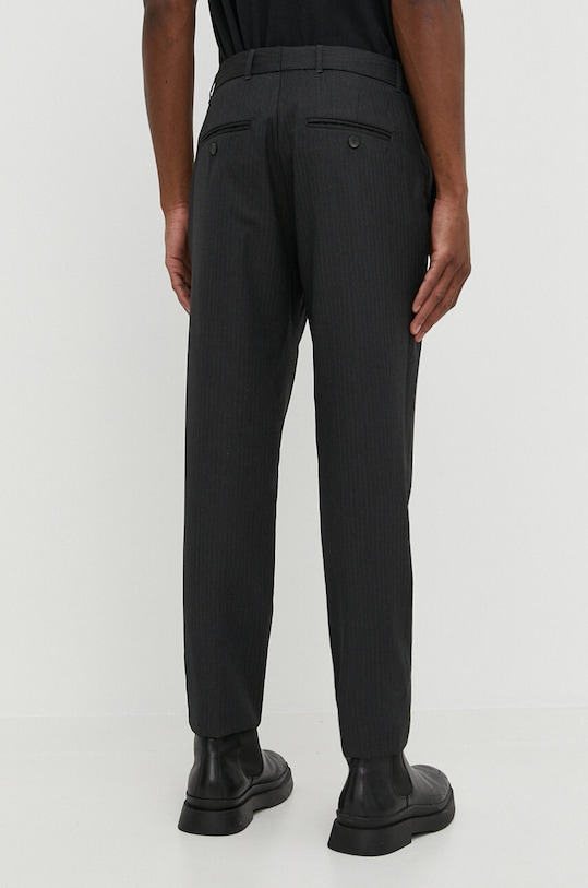 Îmbrăcăminte IRO pantaloni de lana MP23LOWESLIM gri