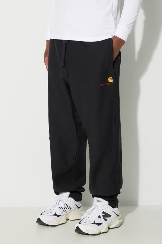 Carhartt WIP joggers American Script Jogging Pant nero I027042.89XX