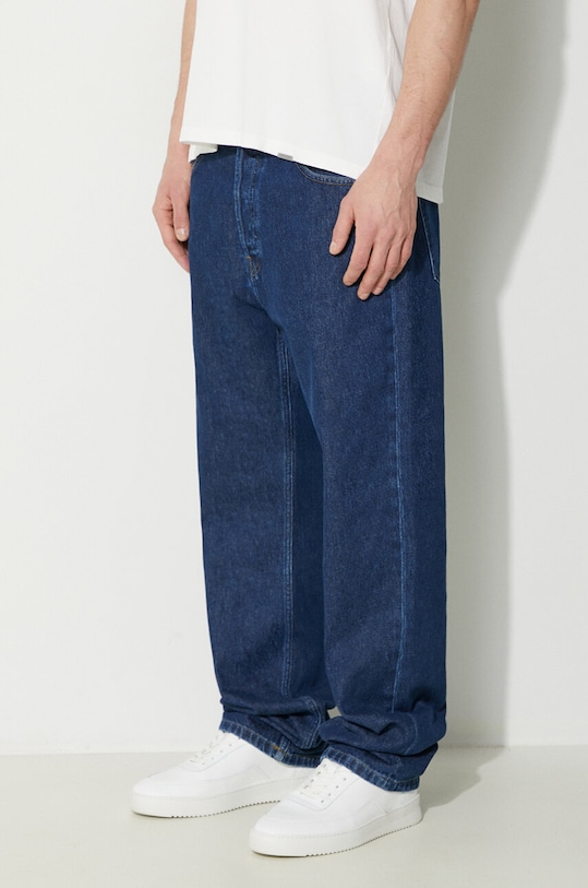Džíny Carhartt WIP Nolan Pant námořnická modř I033006.0106