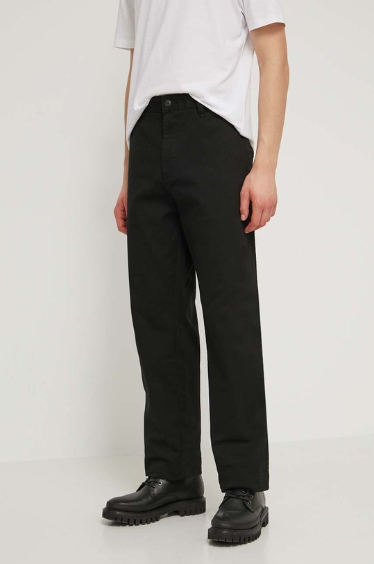 HUGO Blue spodnie z elastanem czarny 50511260