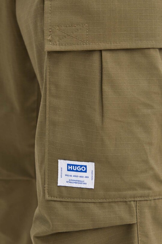 Hugo Blue pantaloni de bumbac verde 50517923
