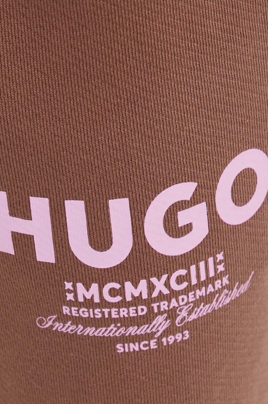 Bavlněné tepláky Hugo Blue hnědá 50510734