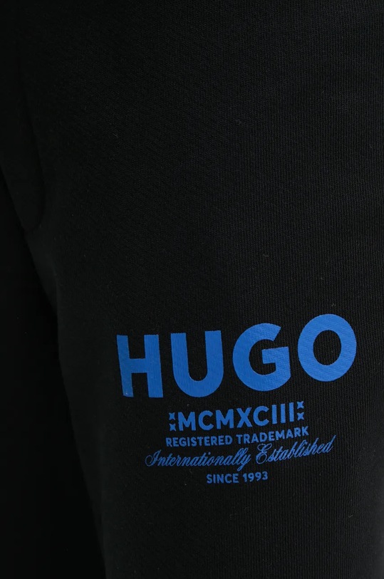 HUGO Blue spodnie dresowe bawełniane Nevez czarny 50510734