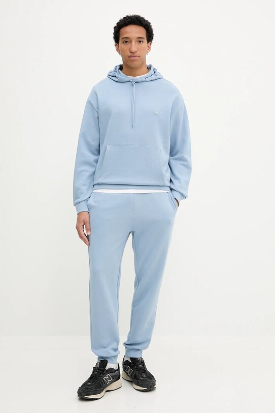Hugo Blue pantaloni de trening din bumbac 50522360 albastru AW25