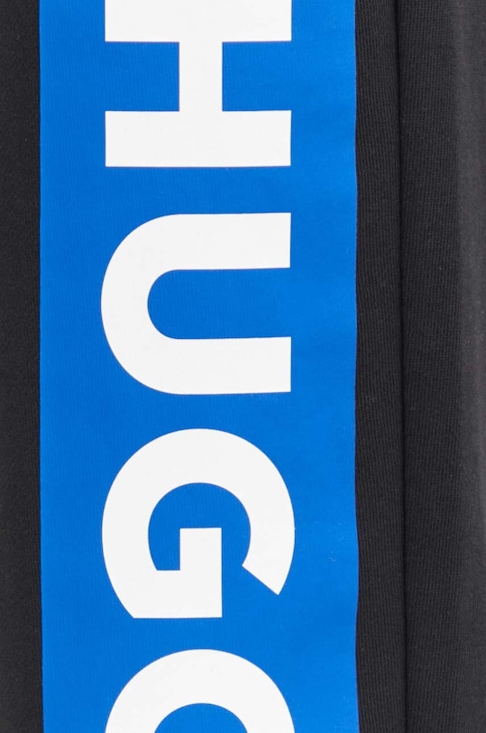 Βαμβακερό παντελόνι Hugo Blue μαύρο 50522365