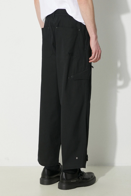 Abbigliamento Y-3 pantaloni in cotone Workwear Cargo Pants IN4345 nero