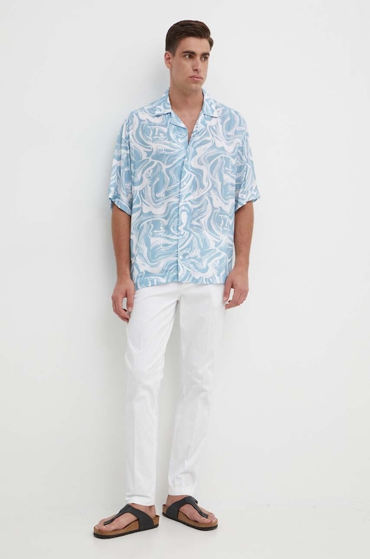 BOSS spodnie 50505392 biały SS24