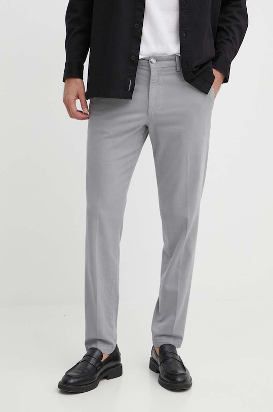 BOSS pantaloni potrivit gri 50507575