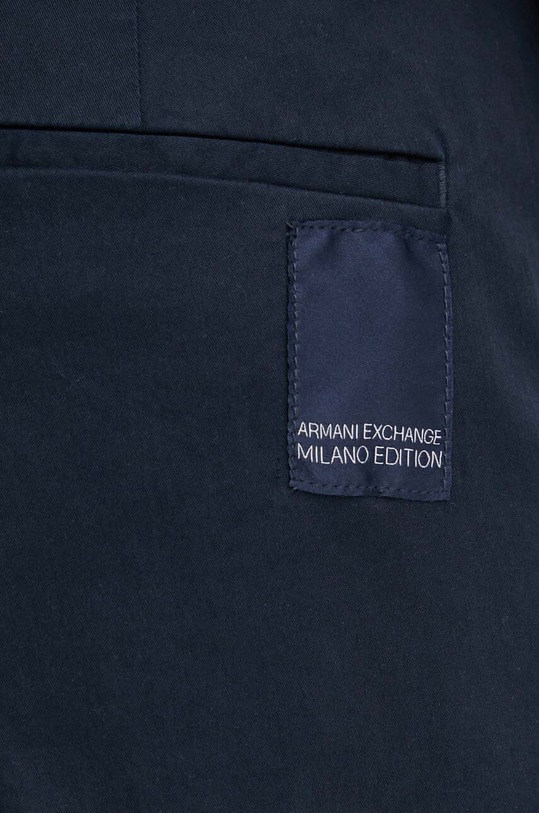 Armani Exchange pantaloni bleumarin 3DZP07.ZN3TZ