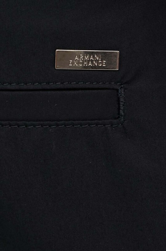 Хлопковые брюки Armani Exchange чёрный 3DZP55.ZN3MZ