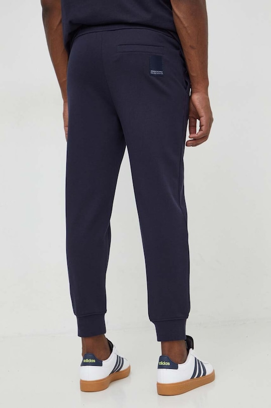 Odzież Armani Exchange spodnie dresowe bawełniane 3DZPHH.ZJGGZ granatowy