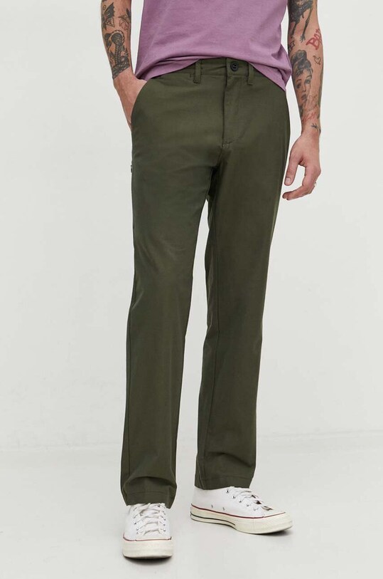 Billabong pantaloni BILLABONG X ADVENTURE DIVISION drept verde ABYNP00147