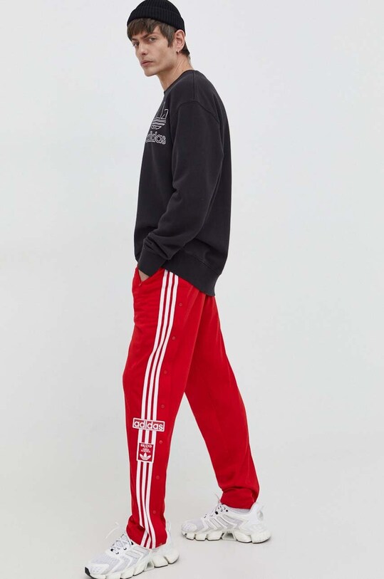 Спортен панталон adidas Originals IM8221 червен SS24