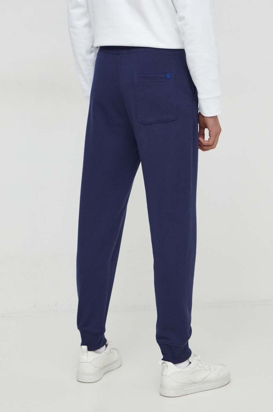 Odzież United Colors of Benetton spodnie dresowe bawełniane 3J68UF00K granatowy