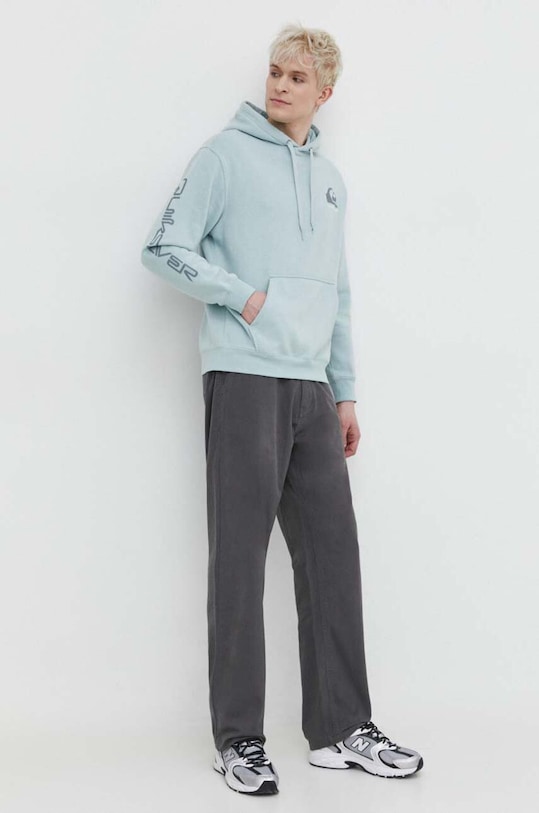 Bavlnené nohavice Quiksilver AQYNP03020 sivá SS24