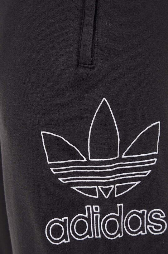 Bavlnené tepláky adidas Originals čierna IR7984