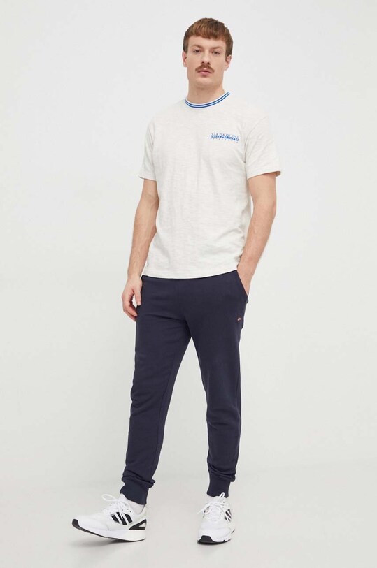 Napapijri pantaloni da jogging in cotone NP0A4H8C1761 blu navy SS24