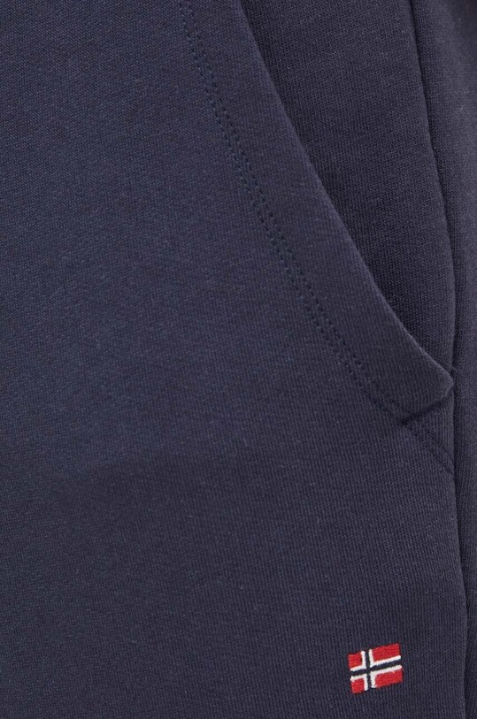 Napapijri pantaloni da jogging in cotone blu navy NP0A4H8C1761