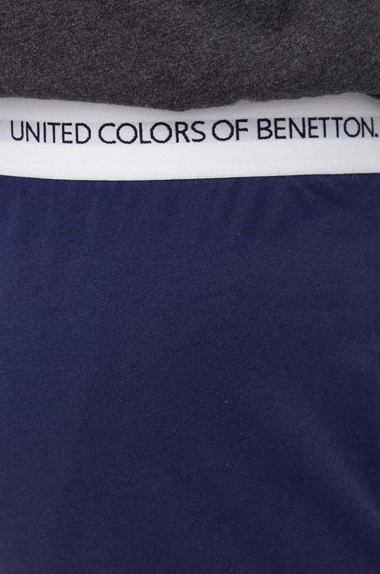 United Colors of Benetton spodnie bawełniane lounge granatowy 30964F00G