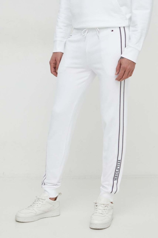 Tommy Hilfiger pantaloni de trening tricotaj alb UM0UM03198