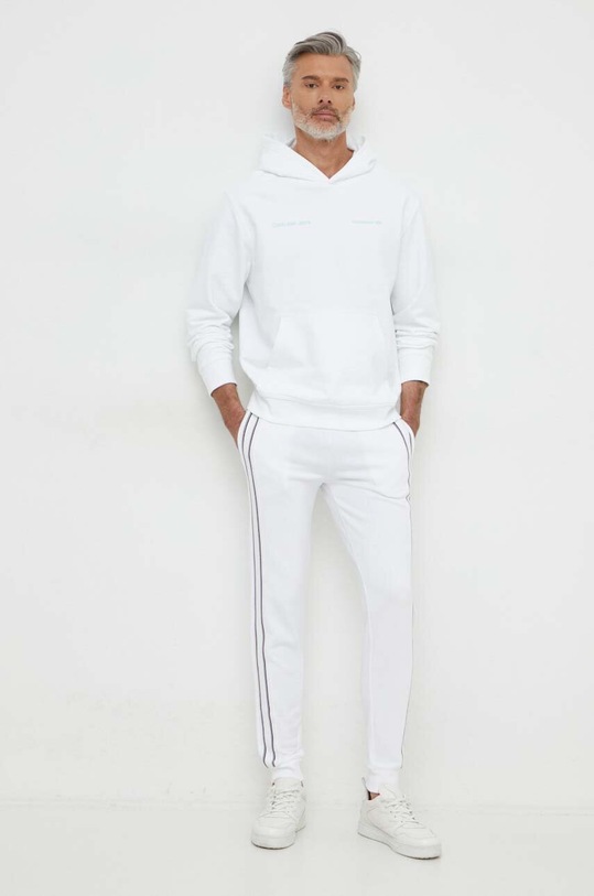 Tommy Hilfiger pantaloni de trening UM0UM03198 alb SS24