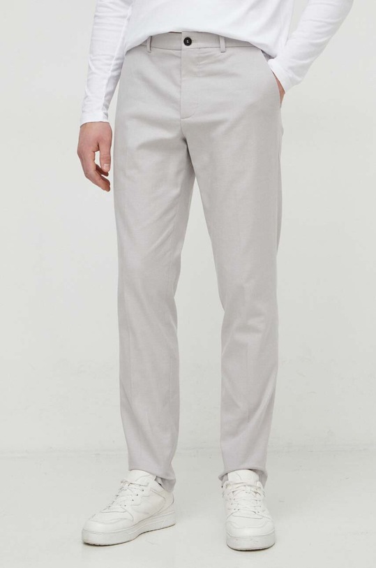 Sisley pantaloni potrivit gri 4LAGSF03M