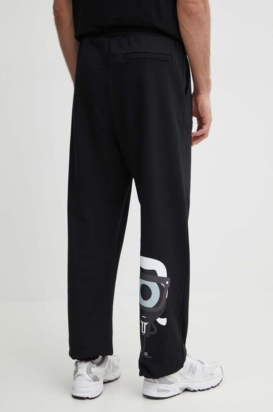 Îmbrăcăminte Karl Lagerfeld pantaloni de trening din bumbac Dour Darcel X Karl 542930.705097 negru