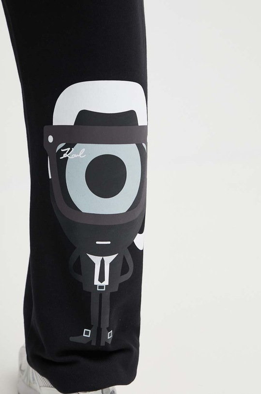 Karl Lagerfeld pantaloni de trening din bumbac Dour Darcel X Karl 542930.705097 negru