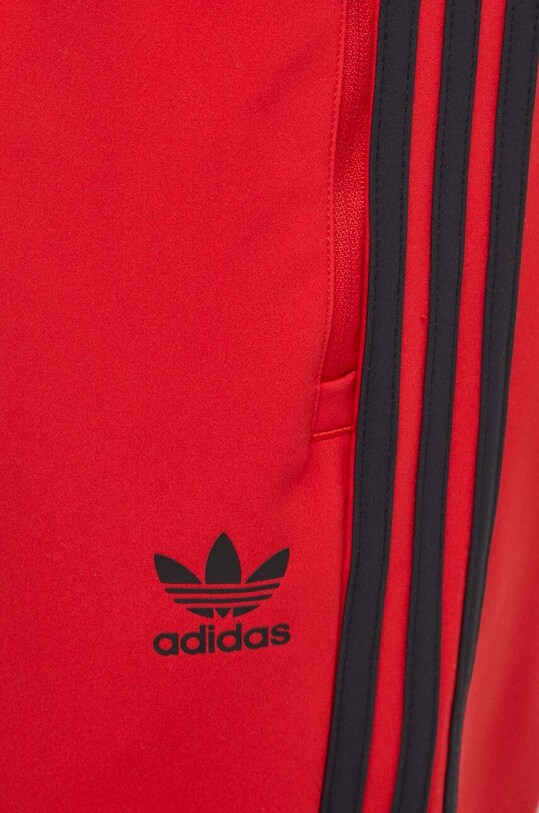 Спортен панталон adidas Originals SST Bonded Track Pants червен IS2808