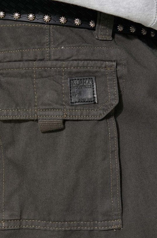 Alpha Industries pantaloni de bumbac Jet Pant gri 101212