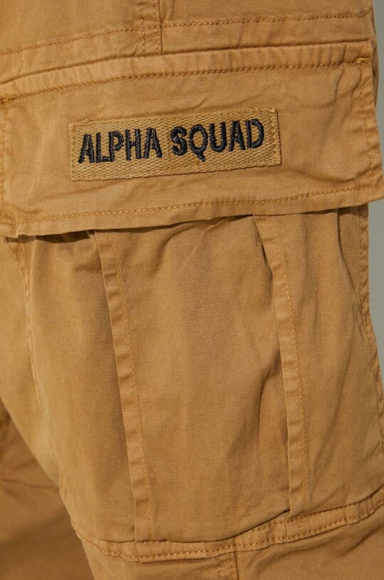 Alpha Industries pantaloni Squad Pant bej 188202