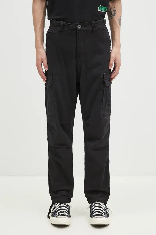 Alpha Industries spodnie Squad Pant z elastanem czarny 188202