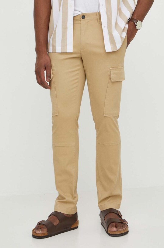 Штани Michael Kors прямий бежевий CF3302G9L1