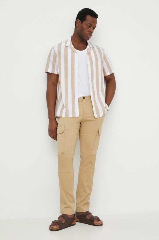 Штани Michael Kors CF3302G9L1 бежевий SS24
