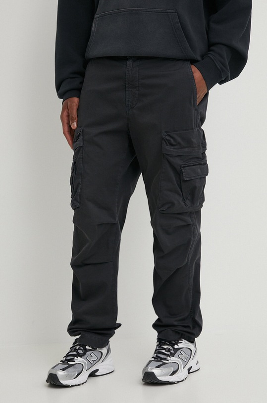 Diesel spodnie P-ARGYM-NEW-A z elastanem szary A12878.0NJAF