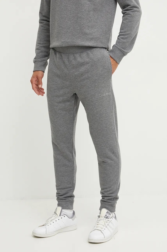 Calvin Klein Performance spodnie treningowe dzianina szary 00GMS4P634