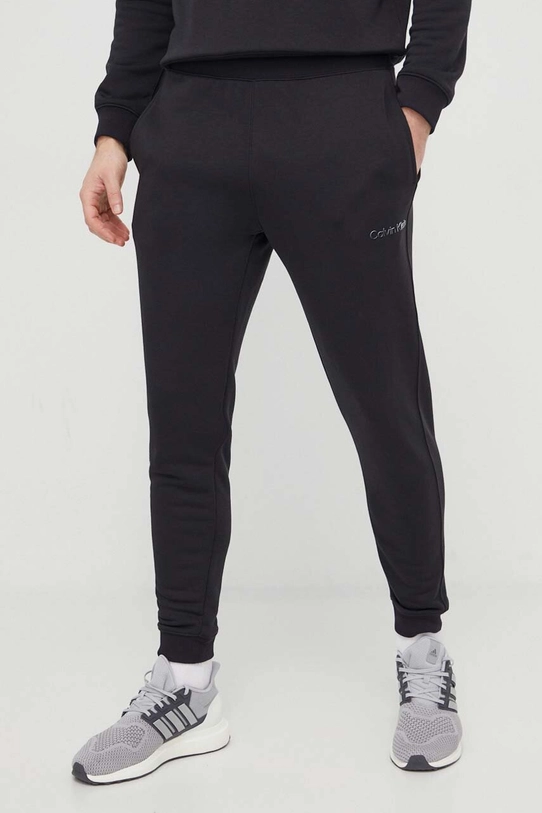 Calvin Klein Performance pantaloni de antrenament tricotaj negru 00GMS4P634