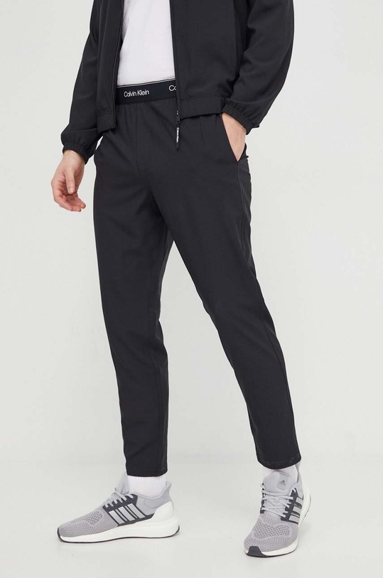 Tréningové nohavice Calvin Klein Performance s elastanom čierna 00GMS4P643