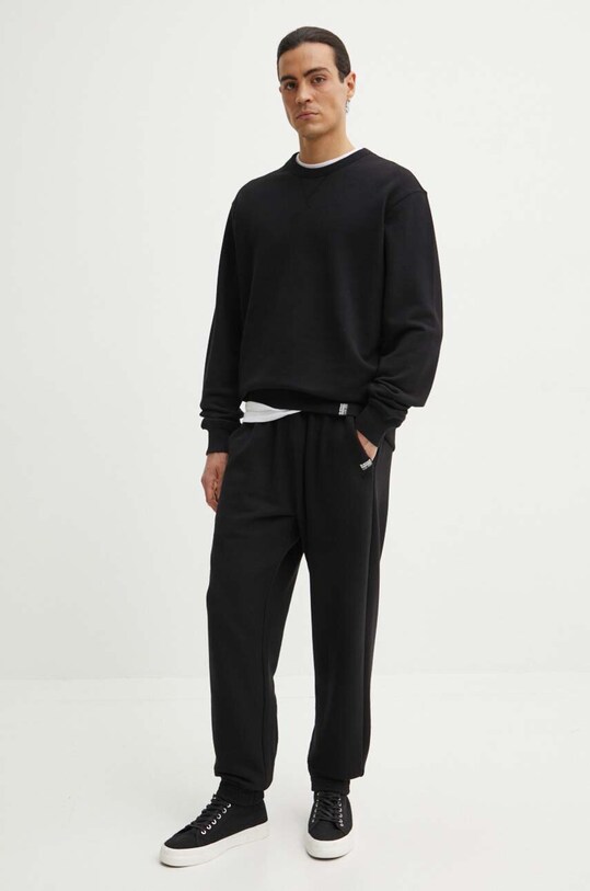 G-Star pantaloni de trening din bumbac D24768.D395 negru SS24
