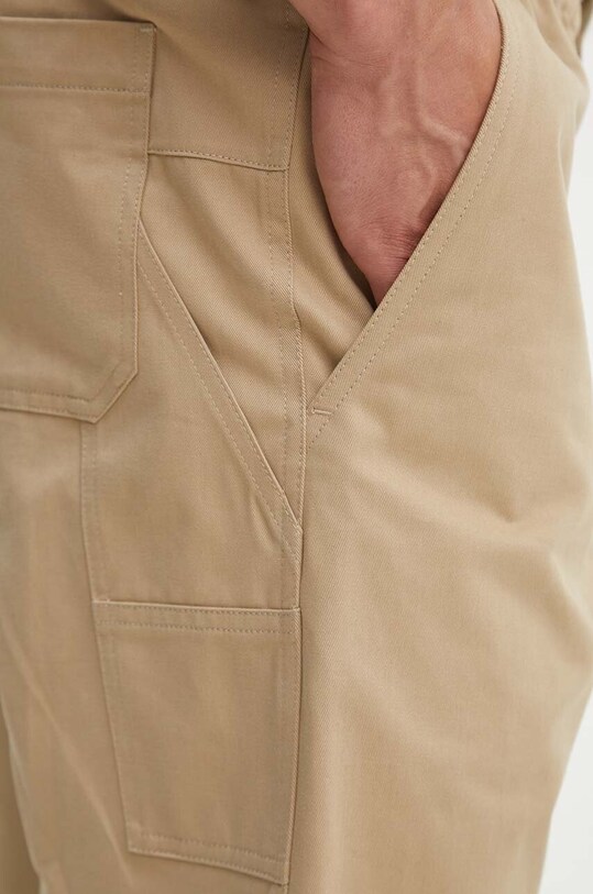 A.P.C. pantaloni de bumbac Pantalon Chuck bej COGEW.H08408.BAA