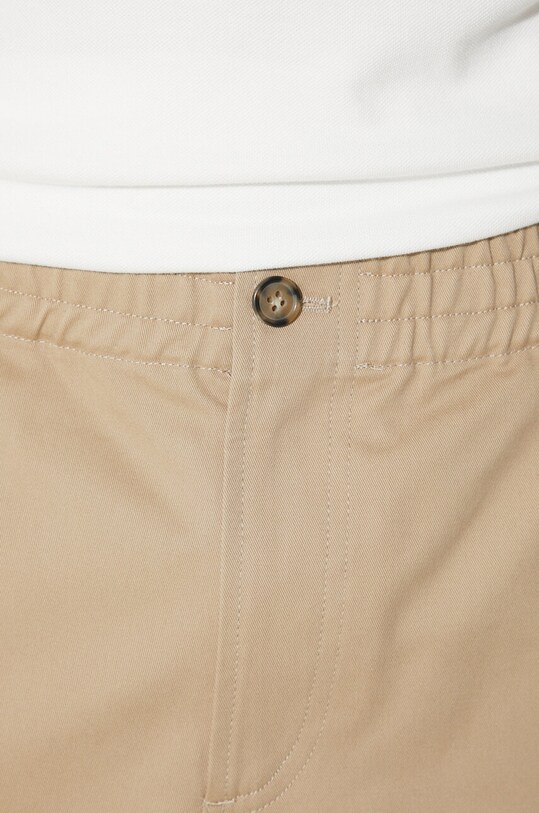 A.P.C. pantaloni de bumbac Pantalon Chuck COGEW.H08408.BAA bej