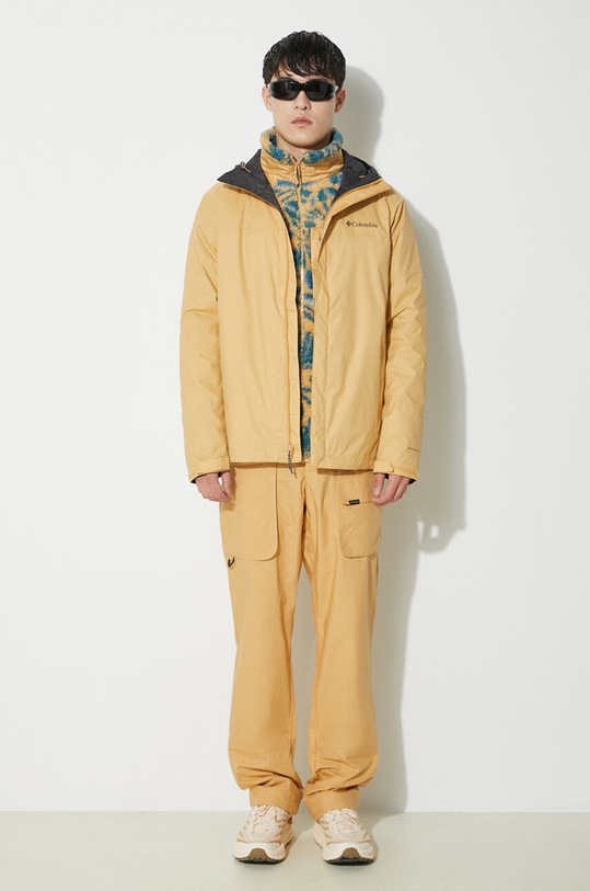 Columbia pantaloni Landroamer Cargo 2076041 giallo SS24