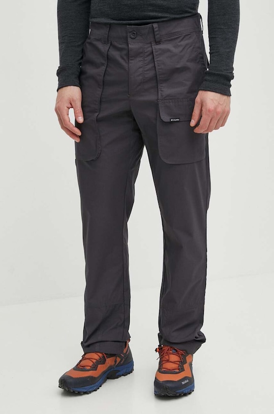 Nohavice Columbia Landroamer Cargo bavlna sivá 2076041