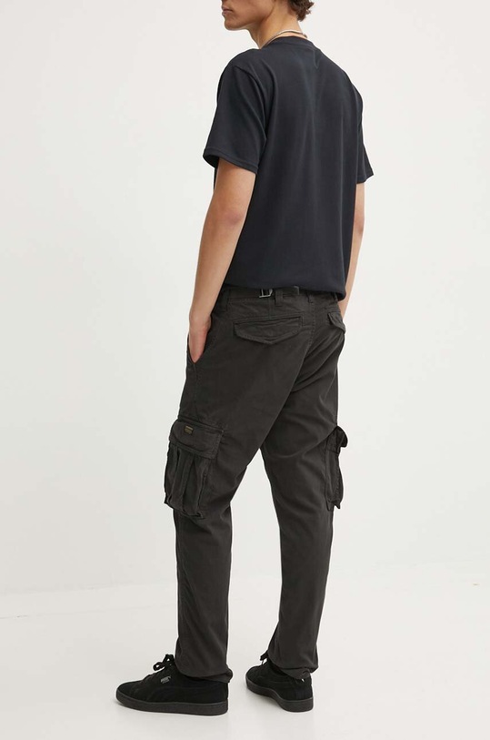 Odzież Superdry spodnie M7011132A.AFB czarny