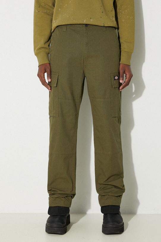 Pamučne hlače Dickies EAGLE BEND pamuk zelena DK0A4X9X