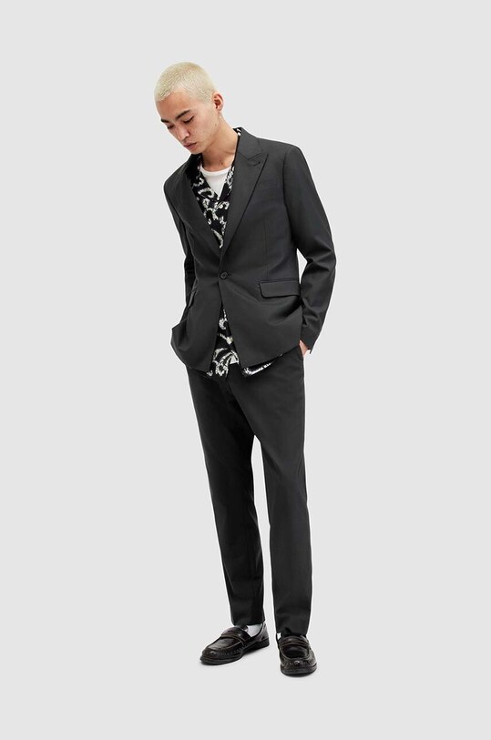 Nohavice AllSaints DIMA MM047Z čierna